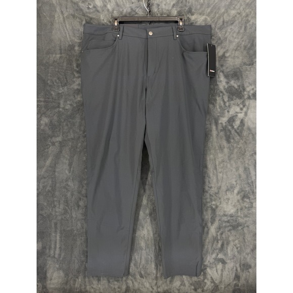 Lululemon ABC Pant Classic Mens 42x37 Grey Warpstreme Fabric Joggers